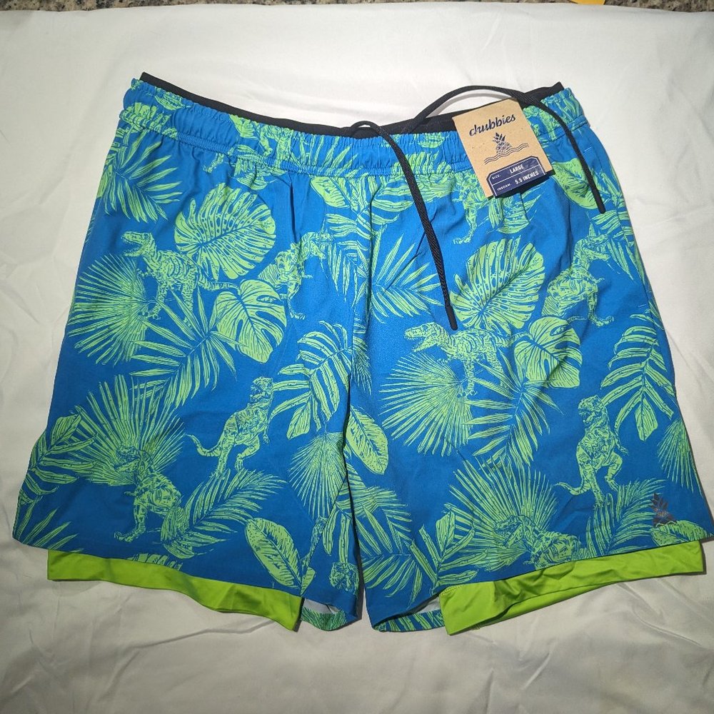 Chubbies Dino Training Shorts L 5.5"